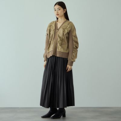 ミラノリブギャザーZIPブルゾン | VICKY（Women）/ビッキー | 三越