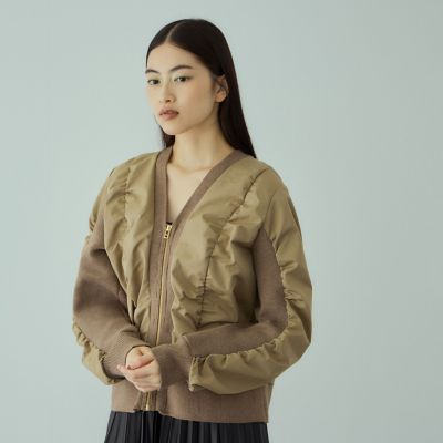 ミラノリブギャザーZIPブルゾン | VICKY（Women）/ビッキー | 三越