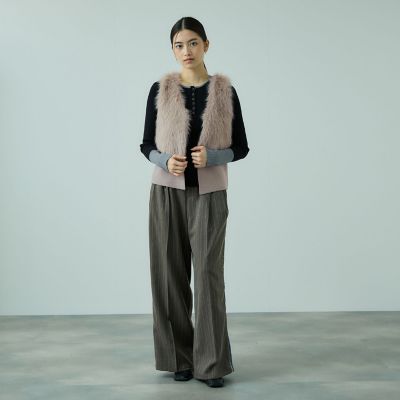 フロントフェイクファーニットベスト | VICKY（Women）/ビッキー