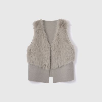 フロントフェイクファーニットベスト | VICKY（Women）/ビッキー