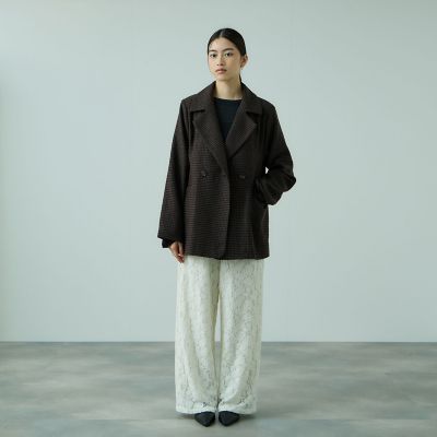 ツィーディチェックWボタンジャコット | VICKY（Women）/ビッキー