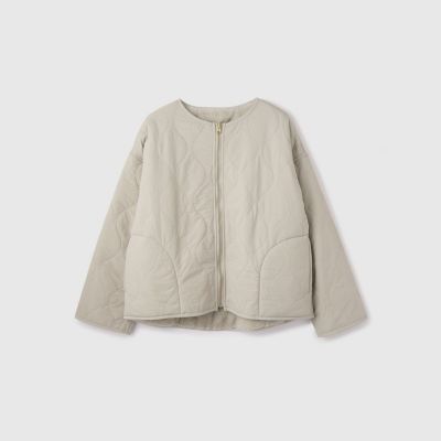 ひょうたんキルトリバーシブルZIPジャケット | VICKY（Women