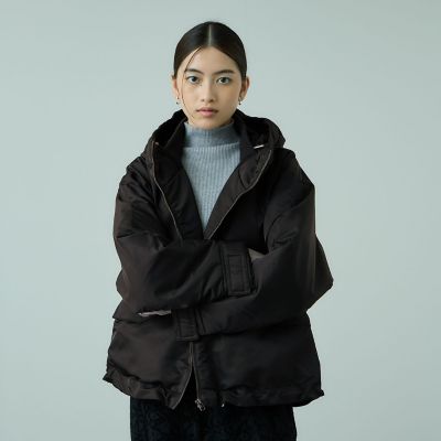 ナイロン中綿フードMA－1ジャケット≪手洗い可能≫ | VICKY（Women