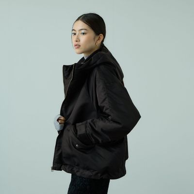 ナイロン中綿フードMA－1ジャケット≪手洗い可能≫ | VICKY（Women