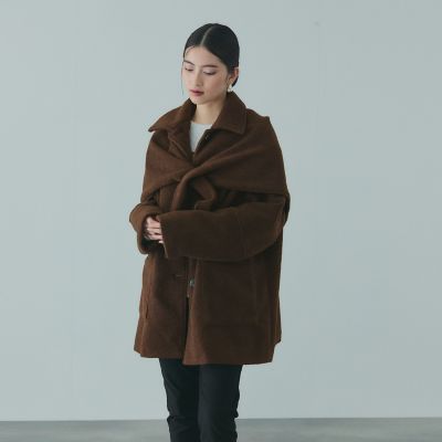 ショール付きスライバーニットコート | VICKY（Women）/ビッキー