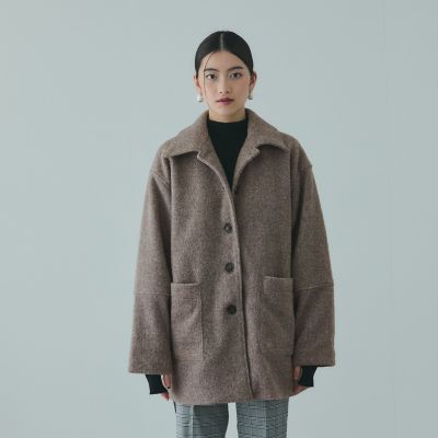 新品☆スライバーニットコート ショール付きスライバーニットコート 