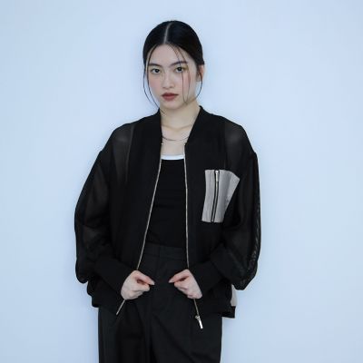 ナイロン中綿フードMA－1ジャケット≪手洗い可能≫ | VICKY（Women