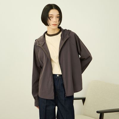 ＜VICKY（Women）＞【日傘より、自由】ひんやりバックデザインパーカー