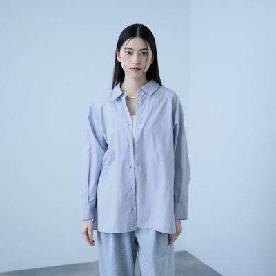 ＜VICKY（Women）＞【大人の抜け感】コーマコットンバックフレアシャツ