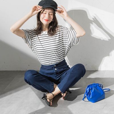 【着回し抜群】ボーダーＴシャツ≪手洗い可能≫