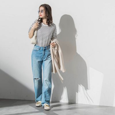 【着回し抜群】ボーダーＴシャツ≪手洗い可能≫