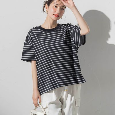 【着回し抜群】ボーダーＴシャツ≪手洗い可能≫