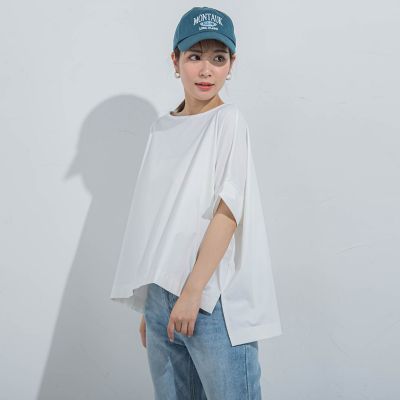 【着回し抜群】オーバーサイズＴシャツ≪洗濯機で洗える≫