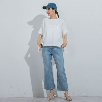 【着回し抜群】オーバーサイズＴシャツ≪洗濯機で洗える≫