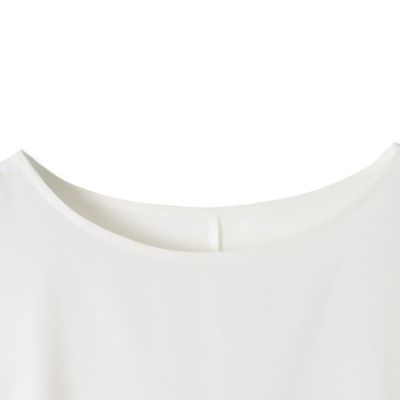 【セットでお得！アンサンブル】サイドスリットＴシャツ＋ペプラムタンク≪洗濯機で洗える≫