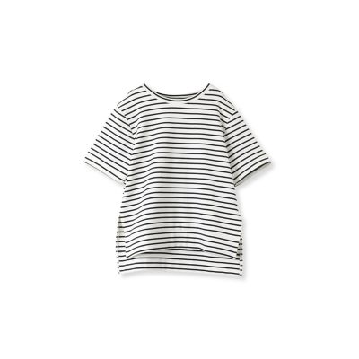 【セットでお得！アンサンブル】サイドスリットＴシャツ＋ペプラムタンク≪洗濯機で洗える≫