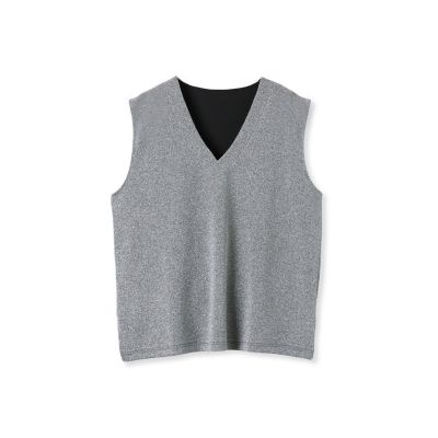 【セットアップ対応】ラメＶタンクトップ≪手洗い可能≫