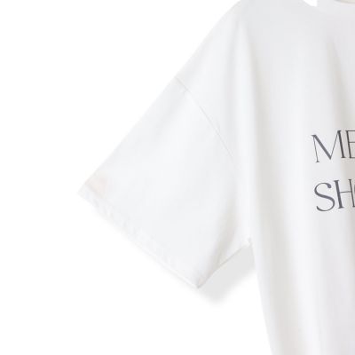 【ロゴＴシャツ】オーバーサイズＴシャツ≪洗濯機で洗える≫