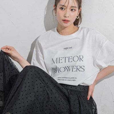 【ロゴＴシャツ】オーバーサイズＴシャツ≪洗濯機で洗える≫