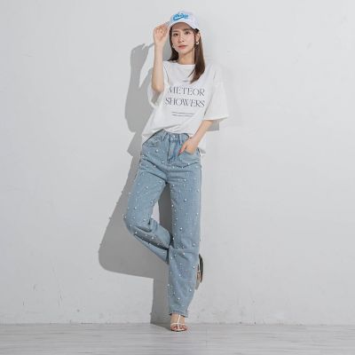 【ロゴＴシャツ】オーバーサイズＴシャツ≪洗濯機で洗える≫