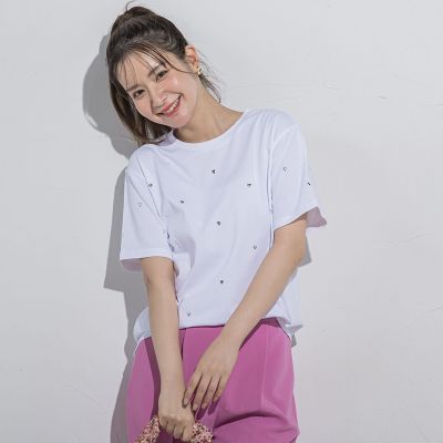 ＜VICKY（Women）＞ハートホットフィックスＴシャツ≪手洗い可能≫