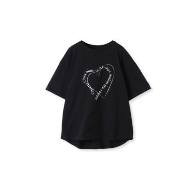 ハートプリントＴシャツ≪手洗い可能≫