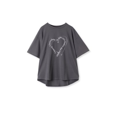 ハートプリントＴシャツ≪手洗い可能≫