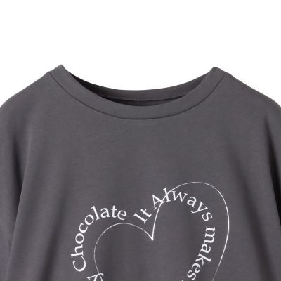 ハートプリントＴシャツ≪手洗い可能≫