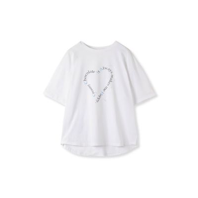 ハートプリントＴシャツ≪手洗い可能≫