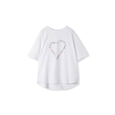 ハートプリントＴシャツ≪手洗い可能≫