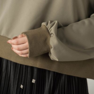 裏起毛ラグランプルオーバー≪セットアップ対応／手洗い可能≫