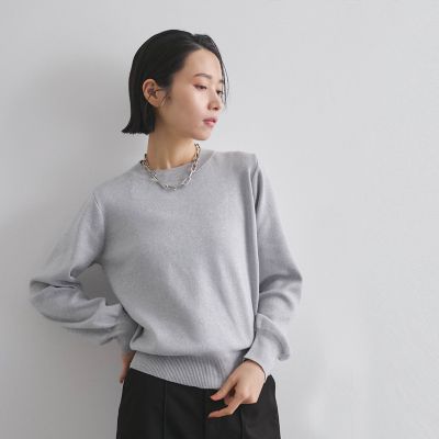 ＜VICKY（Women）＞抗ピリングスウェットライクニット≪手洗い可能≫