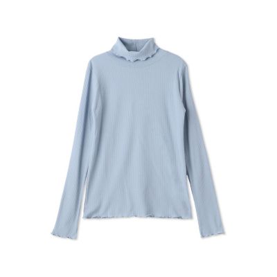 ＜VICKY（Women）＞シアーテレコハイネックメロートップス≪手洗い可能≫