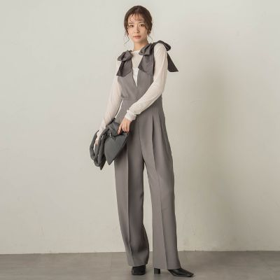 ニュアンスベロアアシメタックカットソー≪手洗い可能≫