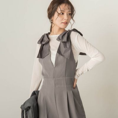 ニュアンスベロアアシメタックカットソー≪手洗い可能≫