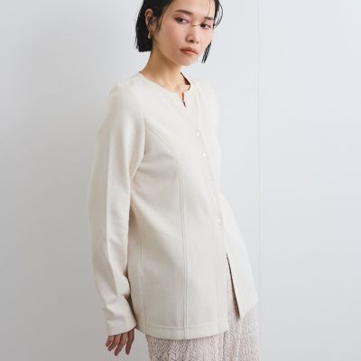 カット前あきプルオーバー≪洗濯機で洗える≫