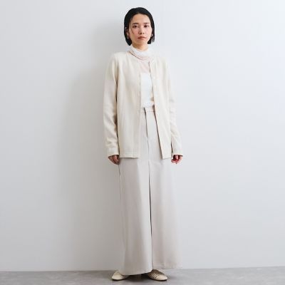 カット前あきプルオーバー≪洗濯機で洗える≫