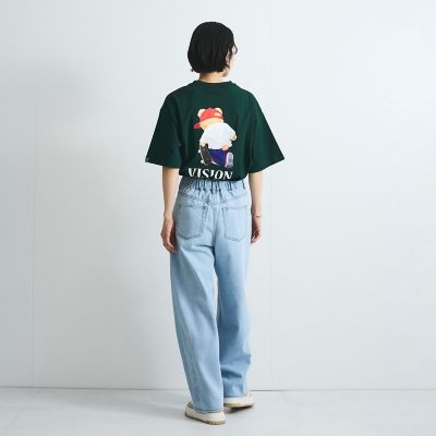 【ＶＩＳＩＯＮ　ＳＴＲＥＥＴ　ＷＥＡＲ】テディーベアＴシャツ≪洗濯機で洗える≫