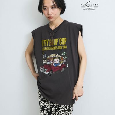 【ＶＩＳＩＯＮ　×　Ｂｅｔｔｙ　ＢｏｏｐＴＭ】ヴィンテージツアーノースリＴシャツ≪洗濯機で洗える≫