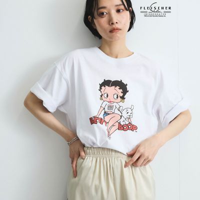 【ＶＩＳＩＯＮ　×　Ｂｅｔｔｙ　ＢｏｏｐＴＭ】ヴィンテージプリントＴシャツ≪洗濯機で洗える≫