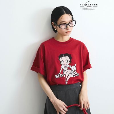 VICKY（Women）/ビッキー 【ＶＩＳＩＯＮ　×　Ｂｅｔｔｙ　ＢｏｏｐＴＭ】ヴィンテージプリントＴシャツ≪洗濯機で洗える≫