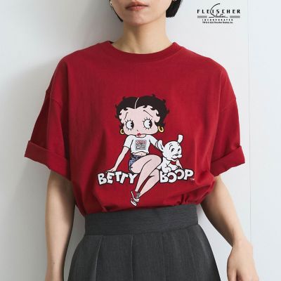 【ＶＩＳＩＯＮ　×　Ｂｅｔｔｙ　ＢｏｏｐＴＭ】ヴィンテージプリントＴシャツ≪洗濯機で洗える≫
