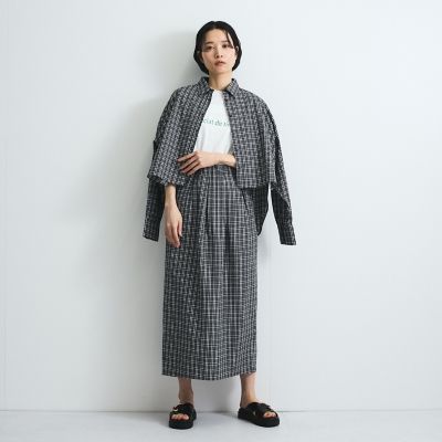 エンボスプリントＴシャツ≪手洗い可能≫
