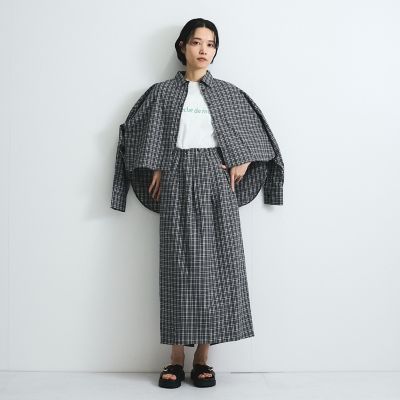エンボスプリントＴシャツ≪手洗い可能≫