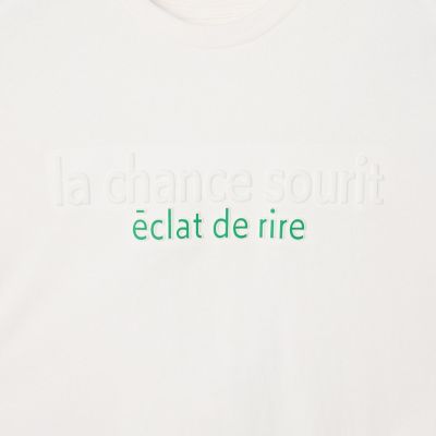 エンボスプリントＴシャツ≪手洗い可能≫