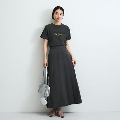 エンボスプリントＴシャツ≪手洗い可能≫