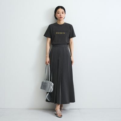 エンボスプリントＴシャツ≪手洗い可能≫