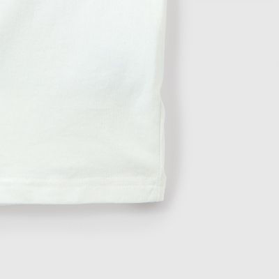 配色フォトプリントＴシャツ≪手洗い可能≫