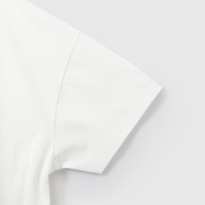 配色フォトプリントＴシャツ≪手洗い可能≫