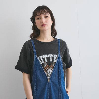 ヴィンテージ加工プリントＴシャツ≪洗濯機で洗える≫